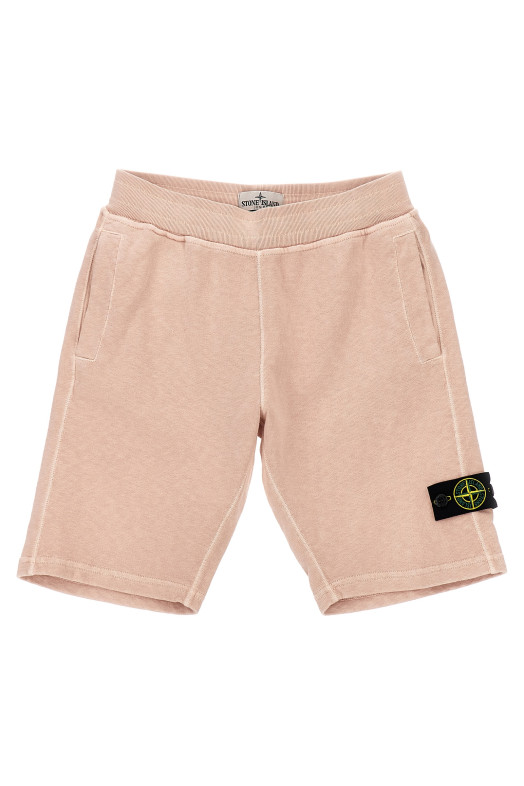 Шорты-бермуды со значком логотипа Розовый STONE ISLAND JUNIOR K1S166200002V0182 Шорты-бермуды со значком логотипа Розовый STONE ISLAND JUNIOR K1S166200002V0182