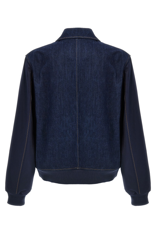 Куртка WALES BONNER 'The Echo Denim Varsity' синя MS25DE09DE01599 Куртка WALES BONNER 'The Echo Denim Varsity' синя MS25DE09DE01599