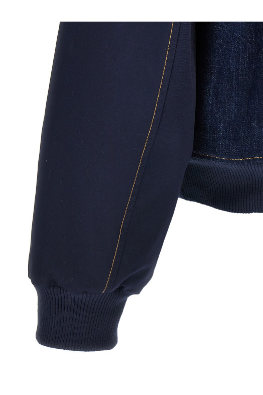 Куртка WALES BONNER 'The Echo Denim Varsity' синя MS25DE09DE01599 Куртка WALES BONNER 'The Echo Denim Varsity' синя MS25DE09DE01599