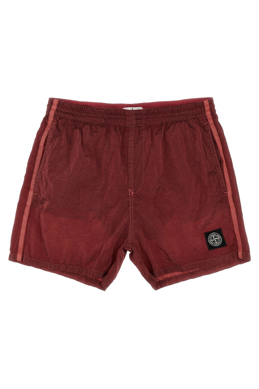 Купальник с логотипом Бордо STONE ISLAND JUNIOR K1S16B100001V0089