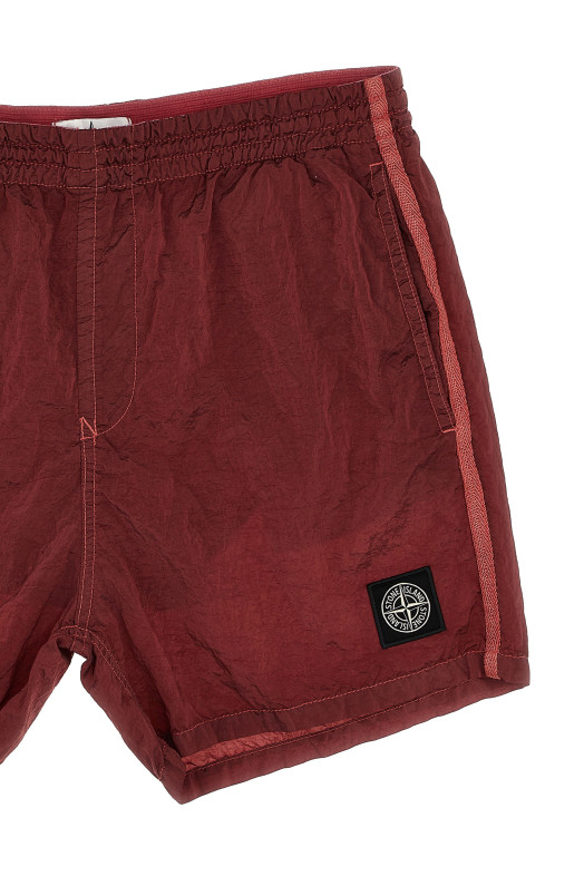 Купальник с логотипом Бордо STONE ISLAND JUNIOR K1S16B100001V0089