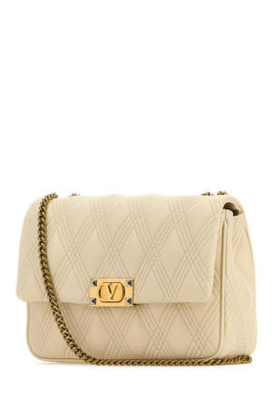 Большая сумка через плечо Quiltie 67 из кожи наппа цвета слоновой кости VALENTINO GARAVANI (6W2B0R06XCA) Большая сумка через плечо Quiltie 67 из кожи наппа цвета слоновой кости VALENTINO GARAVANI (6W2B0R06XCA)
