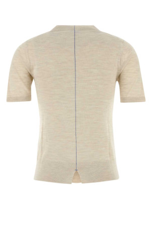 Sand wool t-shirt BURBERRY (8101955) Sand wool t-shirt BURBERRY (8101955)