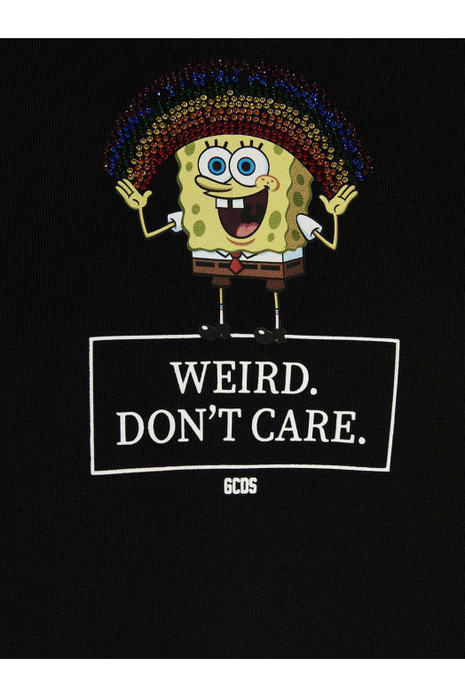 Худі з капюшоном Don з капсулою T care' Чорний GCDS (SB23U10030102)