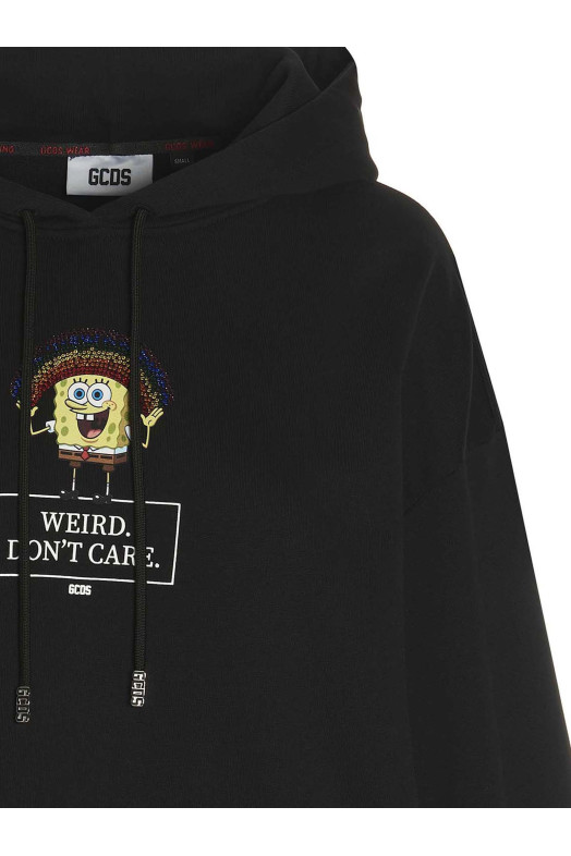 Don  capsule hoodie With  t care' capsule Black