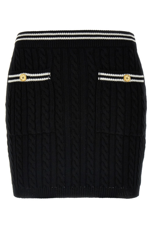 Braided skirt Black-grey Braided skirt Black-grey