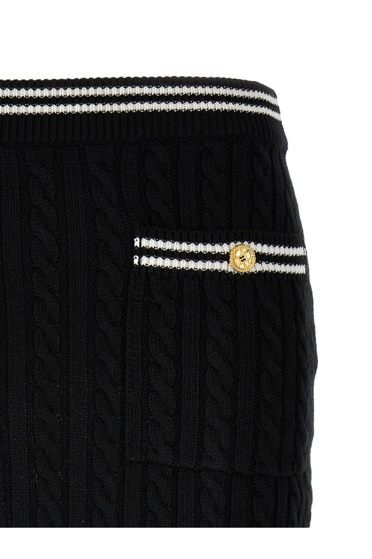 Braided skirt Black-grey Braided skirt Black-grey