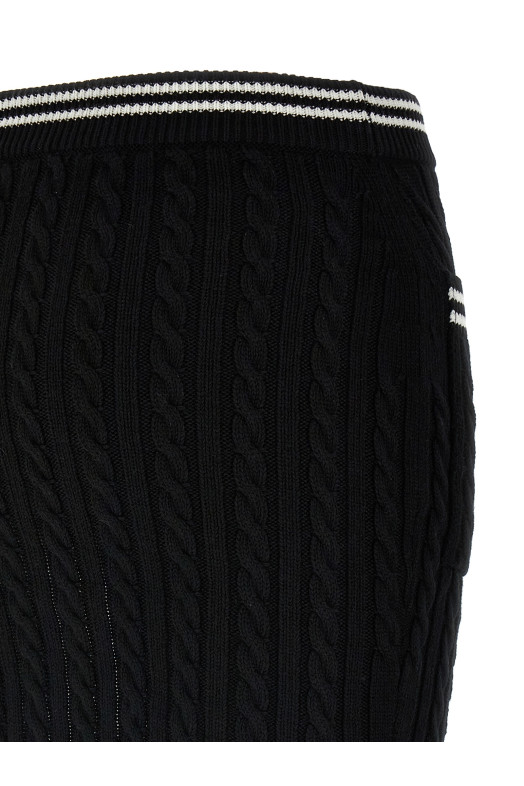 Braided skirt Black-grey Braided skirt Black-grey