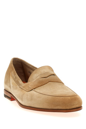 Мокасини SANTONI 'Carlo' Бежеві MCNC18837SA4SEAAM13 Мокасини SANTONI 'Carlo' Бежеві MCNC18837SA4SEAAM13