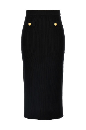 Midi skirt Black Midi skirt Black