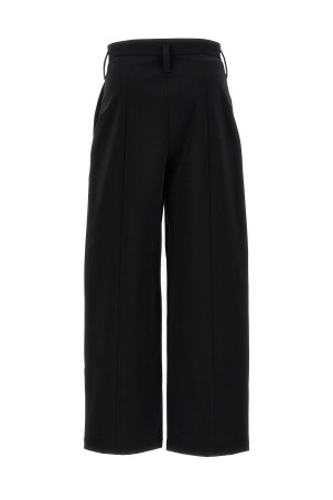 Front pleat trousers Black