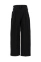 Front pleat trousers Black