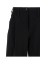 Front pleat trousers Black