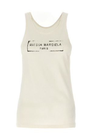 Футболка з логотипом Бежевий MAISON MARGIELA S51NL0048S24522103 Футболка з логотипом Бежевий MAISON MARGIELA S51NL0048S24522103