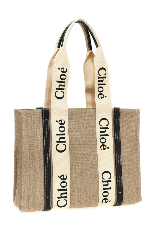 Shopping CHLOÉ 'Woody Medium' Blue CHC22AS383I2691J Shopping CHLOÉ 'Woody Medium' Blue CHC22AS383I2691J