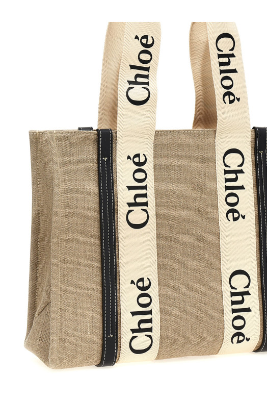 Shopping CHLOÉ 'Woody Medium' Blue CHC22AS383I2691J Shopping CHLOÉ 'Woody Medium' Blue CHC22AS383I2691J