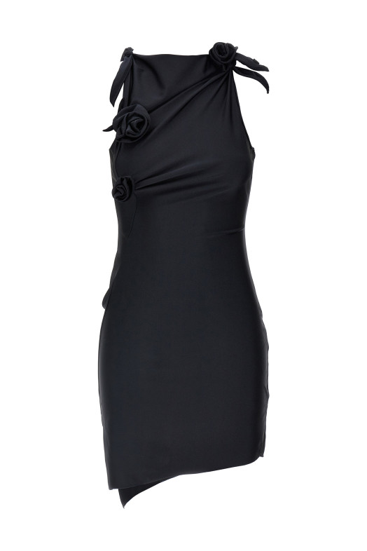 Міні-сукня COPERNI 'Асиметрична квітка' чорна COPR154F5001BLK Міні-сукня COPERNI 'Асиметрична квітка' чорна COPR154F5001BLK