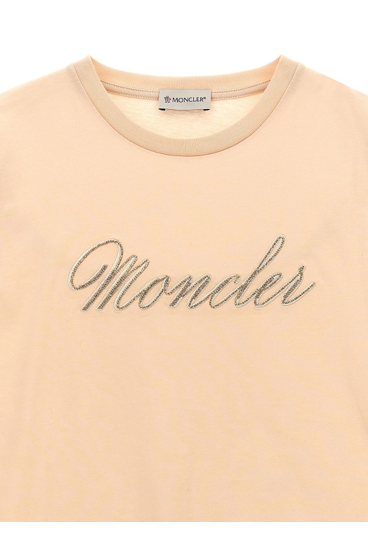 Футболка з вишивкою логотипу Рожевий MONCLER ENFANT K19548C0001689AT951N Футболка з вишивкою логотипу Рожевий MONCLER ENFANT K19548C0001689AT951N