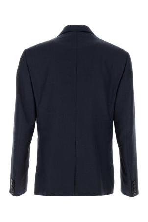 Dark blue wool blazer VERSACE (10161551A08858) Dark blue wool blazer VERSACE (10161551A08858)