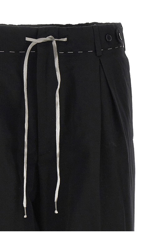 Штани на шнурку з виточками Чорні MAISON MARGIELA (S51KA0573S76571900)