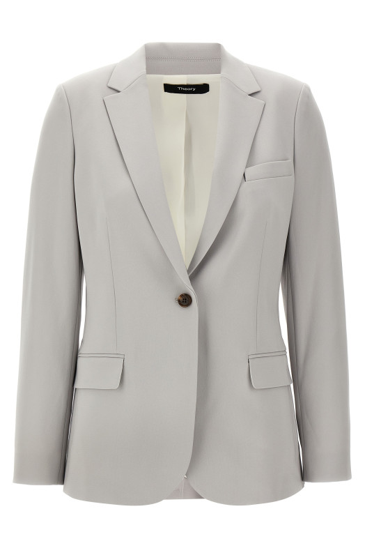 Блейзер THEORY 'Staple' сірий J0709113B6M Блейзер THEORY 'Staple' сірий J0709113B6M