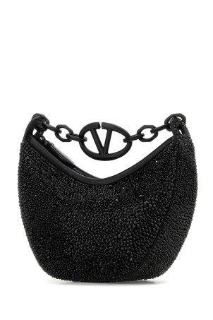 Оздоблена шкіряна сумка Hobo VLogo Moon VALENTINO GARAVANI (5W0B0Q43KLC) Оздоблена шкіряна сумка Hobo VLogo Moon VALENTINO GARAVANI (5W0B0Q43KLC)