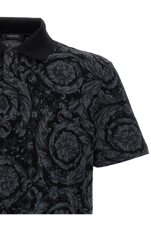 Рубашка-поло Baroque Многоцветная VERSACE 10139061A097961E510 Рубашка-поло Baroque Многоцветная VERSACE 10139061A097961E510