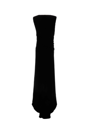 Black velvet long dress Black VALENTINO GARAVANI (5B0VDKA54AT) Black velvet long dress Black VALENTINO GARAVANI (5B0VDKA54AT)