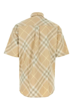 Хлопковая рубашка с принтом BURBERRY (8082478) Хлопковая рубашка с принтом BURBERRY (8082478)