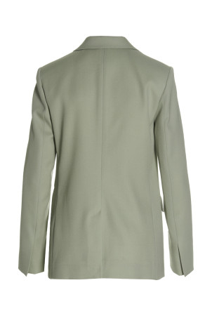 Шерстяний однобортний піджак Зелений LANVIN (RWJA00094885P23401)