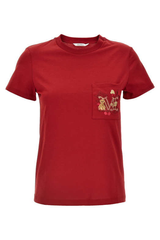 Футболка MAX MARA 'Nunzio' червона 2511941021600005 Футболка MAX MARA 'Nunzio' червона 2511941021600005