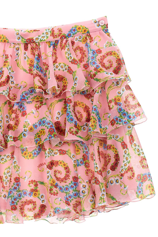 Спідниця VERSACE KIDS 'Geo Poly Barocco Flower' Різнобарвна 10191141A132975PC00 Спідниця VERSACE KIDS 'Geo Poly Barocco Flower' Різнобарвна 10191141A132975PC00
