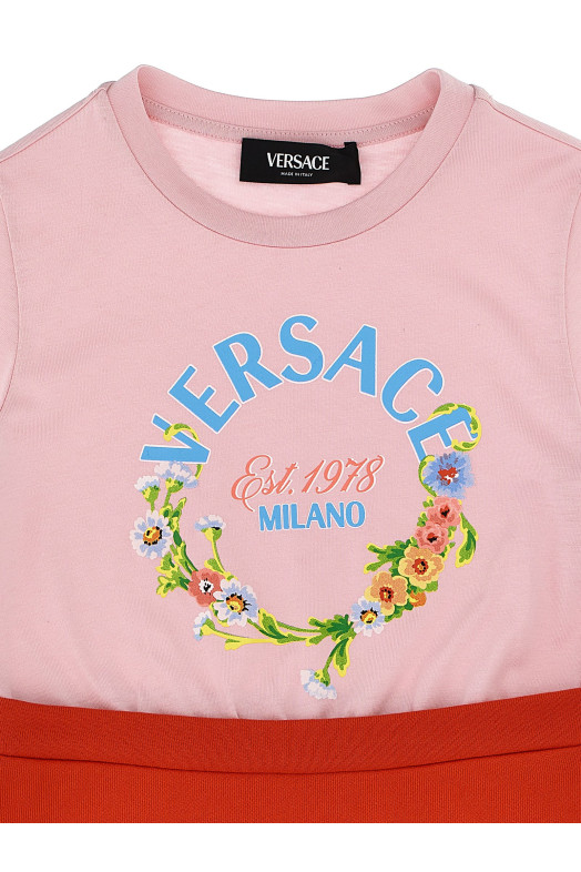 Сукня з логотипом Багатобарвна VERSACE KIDS 10181441A131336PB00 Сукня з логотипом Багатобарвна VERSACE KIDS 10181441A131336PB00