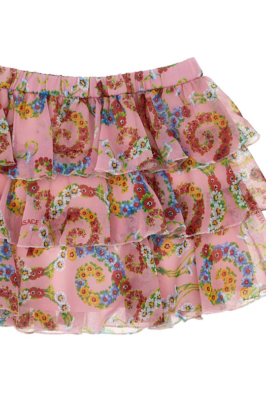 Спідниця VERSACE KIDS 'Geo Poly Barocco Flower' Різнобарвна 10186941A132975PC00 Спідниця VERSACE KIDS 'Geo Poly Barocco Flower' Різнобарвна 10186941A132975PC00