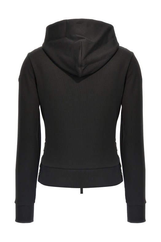 Худі з капюшоном MONCLER 'Zip Up' чорне K10938G00020809KZ999 Худі з капюшоном MONCLER 'Zip Up' чорне K10938G00020809KZ999