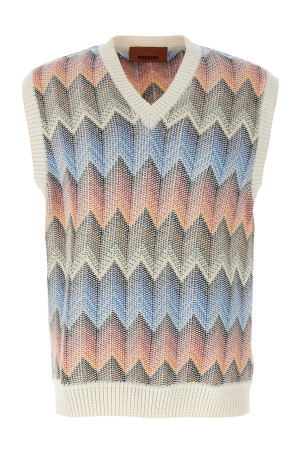 Жилет з шевроном Різнокольоровий MISSONI US25SN0FBC0050SM9KF Жилет з шевроном Різнокольоровий MISSONI US25SN0FBC0050SM9KF