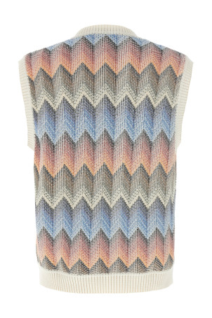 Жилет з шевроном Різнокольоровий MISSONI US25SN0FBC0050SM9KF Жилет з шевроном Різнокольоровий MISSONI US25SN0FBC0050SM9KF