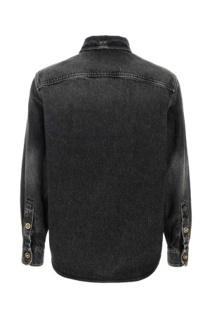 Black denim shirt VERSACE (10138871A13718) Black denim shirt VERSACE (10138871A13718)