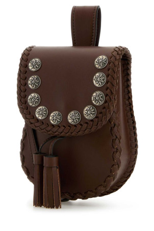 Коричнева шкіряна сумка через плече PRADA (1BL055VOBN2HIL) Коричнева шкіряна сумка через плече PRADA (1BL055VOBN2HIL)