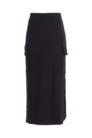 Gonna midi logo all over Blue