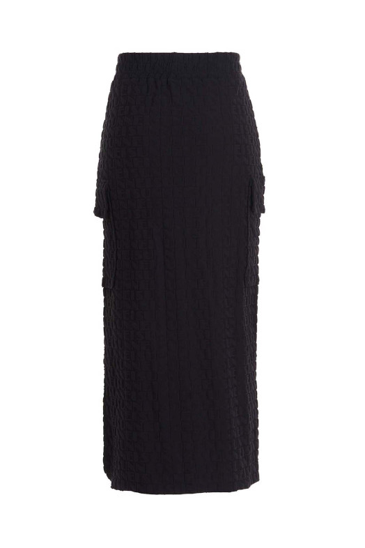 Gonna midi logo all over Blue