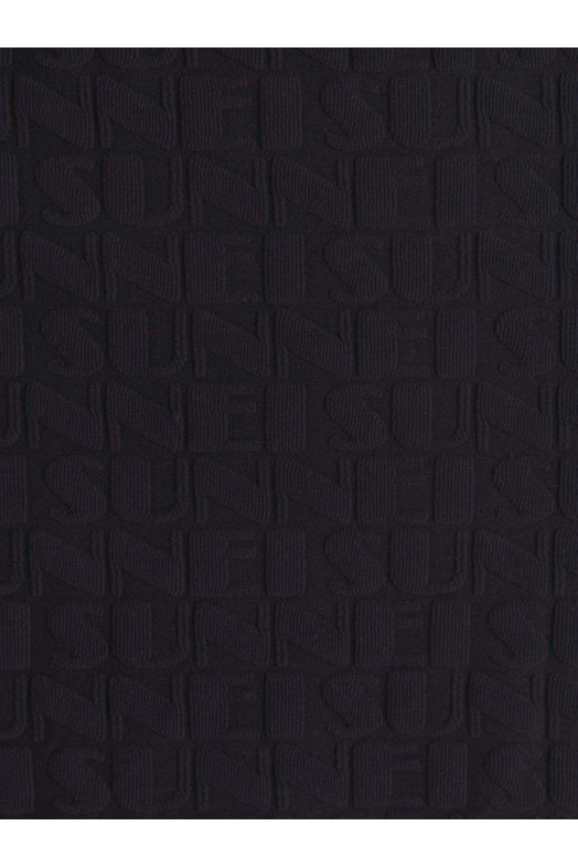 Gonna midi logo all over Blue