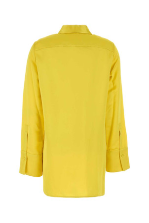 Желтый атласный рубашка оверсайз JIL SANDER (J02DL0208J65219) Желтый атласный рубашка оверсайз JIL SANDER (J02DL0208J65219)