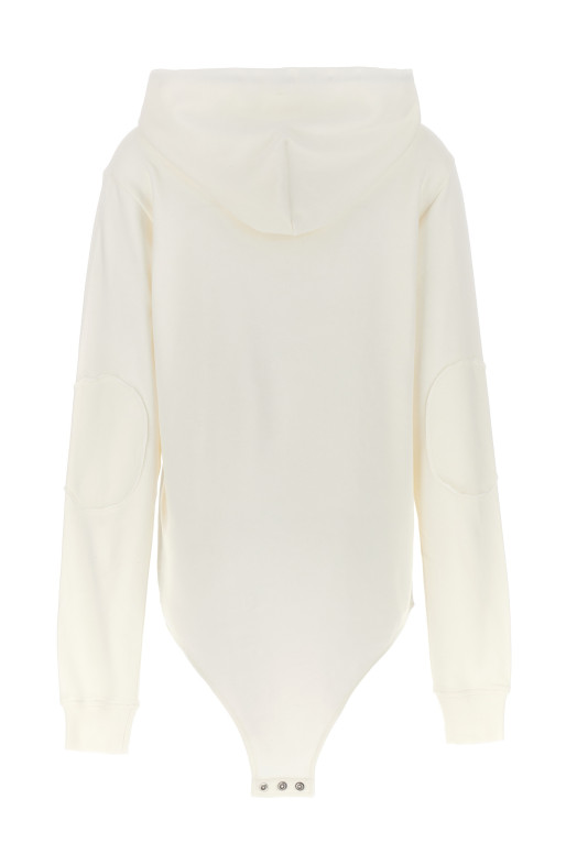 Champion x Rick Owens hooded bodysuit White