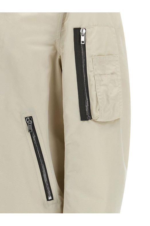 Куртка-бомбер RICK OWENS 'Flight' Бежевый RU01E5778FT41