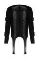 Светр RICK OWENS 'LS Top' Чорний RR01E5671KGRIDM09 Светр RICK OWENS 'LS Top' Чорний RR01E5671KGRIDM09