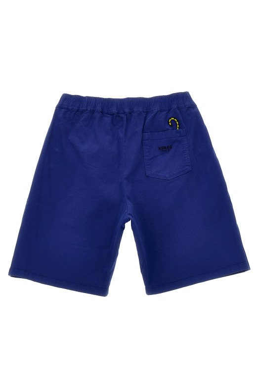 Шорты-бермуды с вышивкой Синий KENZO JUNIOR K61111BLU Шорты-бермуды с вышивкой Синий KENZO JUNIOR K61111BLU