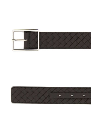 Темно-коричневий шкіряний ремінь Intrecciato Small belt BOTTEGA VENETA (796783V4LQ1) Темно-коричневий шкіряний ремінь Intrecciato Small belt BOTTEGA VENETA (796783V4LQ1)