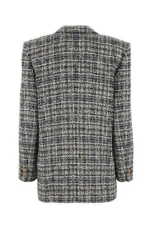 Embroidered tweed oversize blazer ALESSANDRA RICH (FABX3837F4368) Embroidered tweed oversize blazer ALESSANDRA RICH (FABX3837F4368)