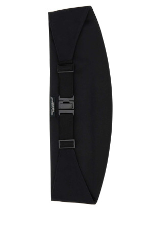 Black satin smoking band Black DOLCE & GABBANA (FB394AG0U05)